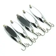 Hightower Tackle Company's 10 New, Kastmaster Style 1/2 oz Silver Spoon,