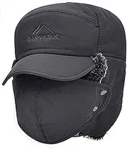 [JINTN] Multifunction Warm Trooper Hat Winter Windproof Thermal Bomber Hat Earlflap Ear Neck Cover Mask Hat