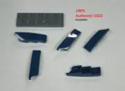 LEGO NEW 1x4 Dark Blue Slope Angled Left (5x) 6558908 Brick 5415