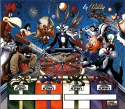 Bugs Bunny Birthday Ball Pinball Machine Translite BBBB