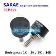 FCP22E sakae single-turn precision conductive plastic potentiometer 1K 2K 5K 10K