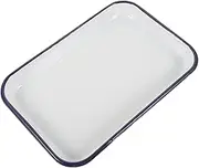 Oblong Roasting Pan Large Baking Dish Pizza Oven Pan Baking Dishes Candy Tray Metal Cake p