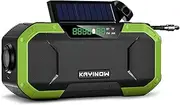 Emergency Sun Power Hand Crank Radio 5000mAh Flash Light Outdoor Camping Survival Radio