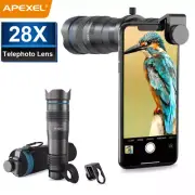 APEXEL 28X Zoom Telephoto Lens Monoculars Telescope Mobile Phone Camera Lens