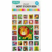 Art Star Merit Sticker Book Animals (264 Stickers)