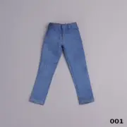 ACNTOYS ACN001C 1/6 Light Blue Jeans Pants Fit 12" Male Figure Seamless Body Toy