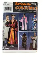 Simplicity Sewing Pattern 0644 8944 Costume Unisex Robe Pants S-L