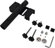 Universal Pickup Truck Flagpole Mount Heavy Duty Steel Flag Pole Holder with Firm Support for Secure Flag Display on Most Pickup Trucks Black 42.3 oz