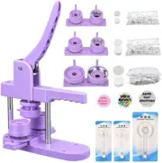 Button Making Press 1, 1.25, 2" Round Button Press Supplies 300 BLANK Buttons