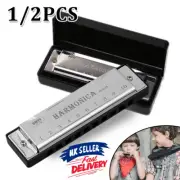 10 Hole Kid Harmonica Musical Instrument Mouth Organ Beginner Key of C Puzzle