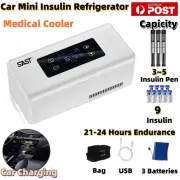 Mini 12V Car Fridge Medical Cooler Box Diabetic Insulin Storage Drug Freezer USB