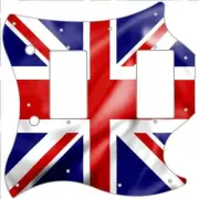 SG Standard Pickguard Custom Gibson Graphical Guitar Pick Guard UK Patriot Flag