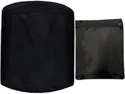 Outdoor gaas Grill Cover - Waterproof Round BBQ, Fire Pit Cover | 210d Oxford Fabric, Uv-Resistant Heavy Duty Protector with Drawstring Closure, Outdoor Round Grill Cover for Indoor Patio Camping