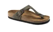 BIRKENSTOCK Gizeh Faded Khaki BROWN Oiled LEATHER Sandal 1019327 US 6 7 EU 37 38