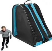 Roller Skate Bag, Oxford Girls Roller Skate Bags Three-Layer Design Ice Skating Bag, Breathable Roller Skates Bag for Travel and Daily Life, Inline Skates