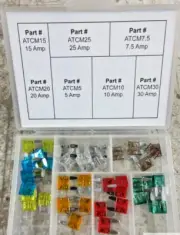 Mize ATCMF 40pc Minature Blade Fuse Assortment Kit High Quality