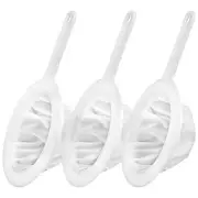3 Pcs Ultra Fine Nylon Mesh Strainers with Handle for Kitchen Juice Milk Yogurt