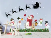 [Namly Design] Wallsticker – Christmas / Sleigh and Snowman