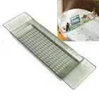 Bathtub Tray Expandable Bathtub Shelf Bathtub Caddy Tray With Non Slip Handl EMB