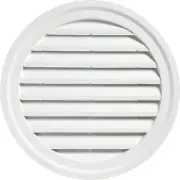 Ply 18" Round White Gable Attic Vent RDGV18 AW Ply RDGV18 AW 099114706687