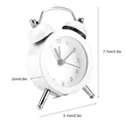 3Inch Portable Fashion Mini Metal Digital Alarm Clock With Battery Exquisite