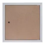 NEW! MDF Access Panel 300 x 300 Flanged Edge Budget Allen Lock White