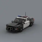 MOC Building Blocks Police Car Set 396PCS