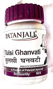 Patanjali Tulsi Ghan Vati (60 tabs) - Pack of 2