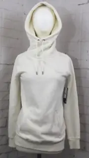Volcom Women's Tower Pullover Fleece Hoodie Extra Small XS Moonbeam New