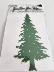 Scrapbooking DieCut Shape - Stamping Station PINE TREE New Vintage #24