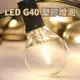 最新款 G40 LED燈泡-塑膠款 燈串燈泡 串燈燈泡 替換燈泡 備用燈泡 塑膠燈泡 珍珠燈 螢火蟲燈 裝飾燈 氣氛燈 造型燈