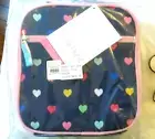 Pottery Barn LUNCH BOX BAG school Rainbow heart pink travel gift pre k girl