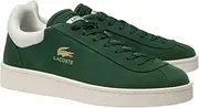 [Lacoste] Men's Sneaker Baseshot Premium 124 1 SMA Dark Green/Off White US 7