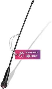 Dual Band Radio Antenna 15.6-inch VHF/UHF (144/430mhz) - Handheld Ham Radio Antenna, Suitable with Baofeng - Antenna Upgrade for Walkie Talkie UV 5R, UV82 and Other Models with SMA-Female Connectors