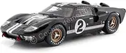 1966 Ford GT-40 MK 2 Black #2 1/18 by Shelby Collectibles SC408