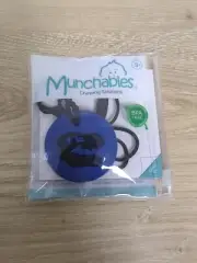 Munchables Grey Kids Boys/girls Chew Sensory Necklace BPA FREE Silicone