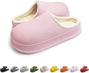 [Wolkensohle] Cozyslides Slippers Girls Children Winter Warm Lined Soft Slippers Non-Slip Slippers Home Indoor for Women Men EVA Sole