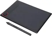 Graphics Drawing Tablet, Digital Graphics Pad with Battery- Stylus 8192 Pressure Sensitivity Stylus Various Shortcut Keys Pen Tablet for Beginner Drawing/E-Learning/Online Classes