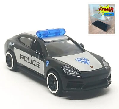 Majorette Porsche Edition Panamera Turbo Police Black 1:64 no Package