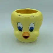 1989 Tweety Bird Cup Mug Warner Bros Looney Tunes 16oz