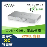 在飛比找Yahoo!奇摩拍賣優惠-@電子街3C 特賣會@全新 現貨!!!合勤 ZyXEL GS