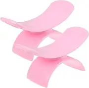 VICASKY 2pcs Manicure Hand Rest Pillow U-shape Nail Art Support Portable Comfortable for Home