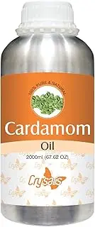 Crysalis Cardamom (Elettaria Cardamomum) Oil|100% Pure & Natural Undiluted Essential Oil Organic Standard for Skin & Haircare | Soothes Skin Condition, Used in Cosmetics - 2000ml/67.62fl oz