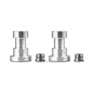 2X 1/4" 3/8" Female Threaded Tripod Screw Convert Adapter Light Stand Bracket