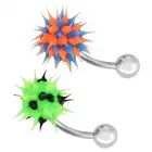 110pcs/set Tongue Nose Belly Button Rings Mixed Stainless Steel Body Piercin ECM