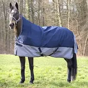 EKKIA E-TH.HN 600D 0G Navy/Grey 6'3 400914763 400914763 Equestrian Equipment, Gray