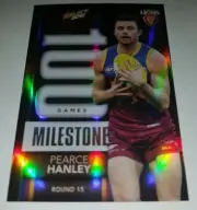 2016 AFL SELECT FOOTY MILESTONE 100 GAMES BRISBANE PEARCE HANLEY (MG5)