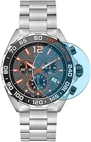 Puccy 3 Pack Anti Blue Light Screen Protector Film, compatible with TAG HEUER FORMULA 1 CAZ101AH.BA0842 CseeSize：43mm TPU Guard （ Not Tempered Glass Protectors ）