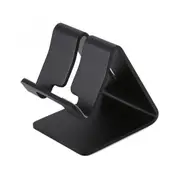 Alloy Steel Table Phone Holder Metal Anti-slip Cell Phone Holders Desk Mount Phone Stand for Phone black