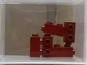 LEGO Parts - Dark Red Brick 1 x 1 x 1 2/3 with Studs on Side - No 32952 - QTY 5